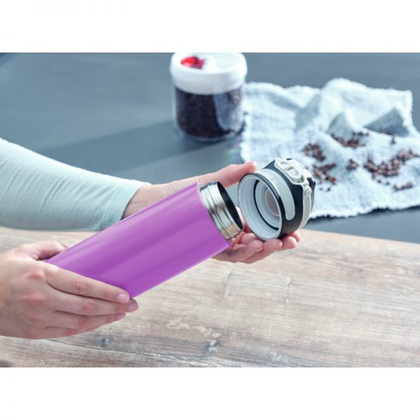 LEIFHEIT Flip Insulated Mug purple 600ml