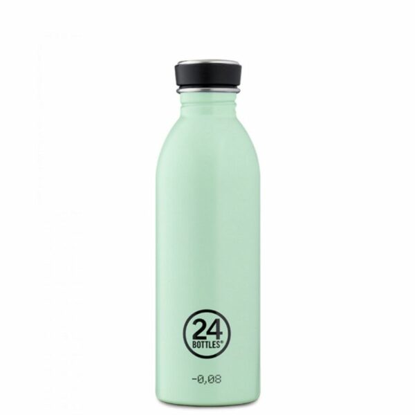 24 bottles aqua green 500 ml ūdens pudele