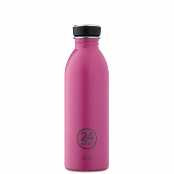 24 bottles urban passion pink ūdens pudele 500ml