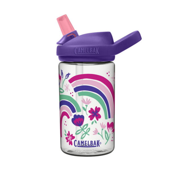 camelbak eddy kids rainbow floral bērnu ūdens pudele