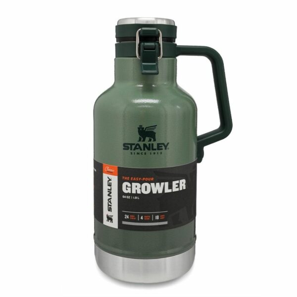 Alus Krūka the easy pour growler classic zaļa 1900ml