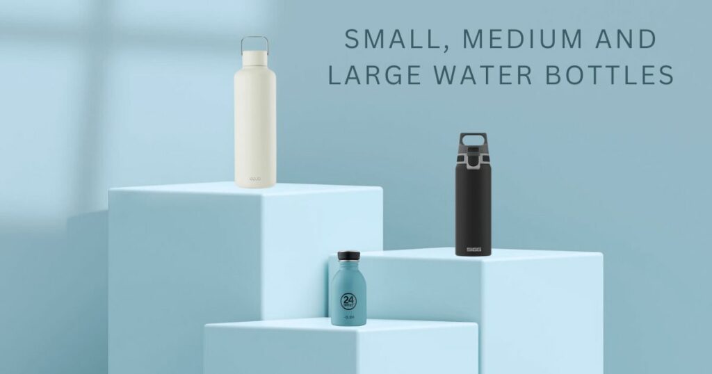 water bottle sizes